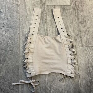 Motel XS Wati‎ Crop Top Sleeveless Festival Party Clubwear